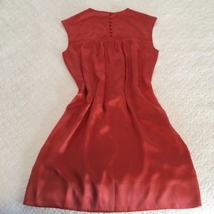 BCBG Satin Coral Dress